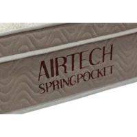 Cama Box Queen: Colchão Molas Ortobom SuperPocket Fort Airtech Spring + Base CRC Suede White(158x198) - 6