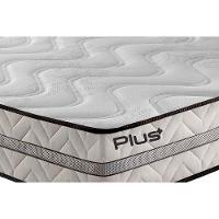 Cama Box Baú Queen: Colchão Espuma D33 Paropas Pasquale Plus + Base CRC Suede Gray(158x198)