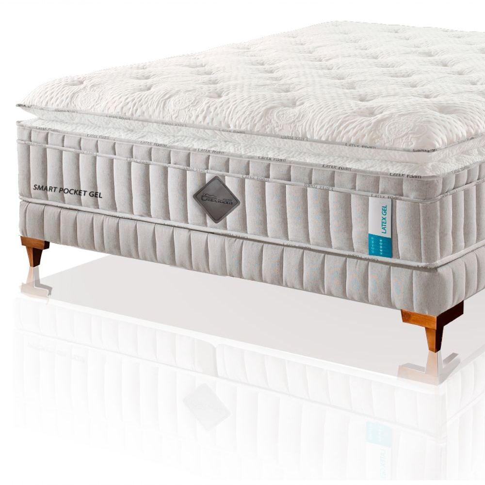 Colchão De Látex Smart Pocket Qgel Solteiro King 96x203cm - 3
