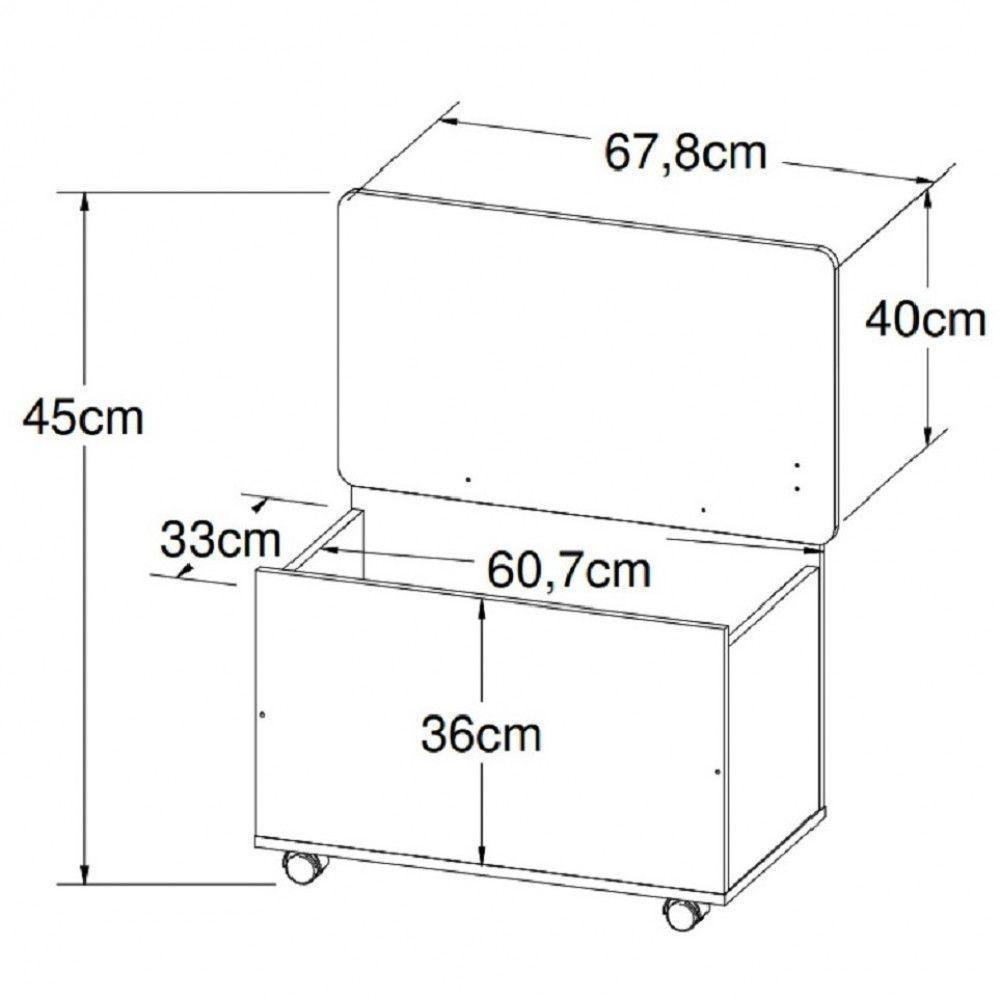 Conjunto Cama 90 e Baú Playground Branco - 4