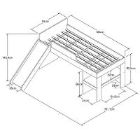 Conjunto Cama 90 e Baú Playground Branco - 10