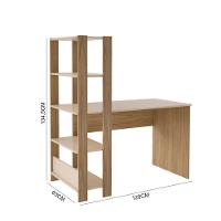 Escrivaninha Artely Match Off White C/ Carvalho - 4