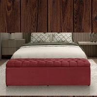 Báu Calçadeira Sapateira Dubai 1,38 Mt-suede Vermelho - 4