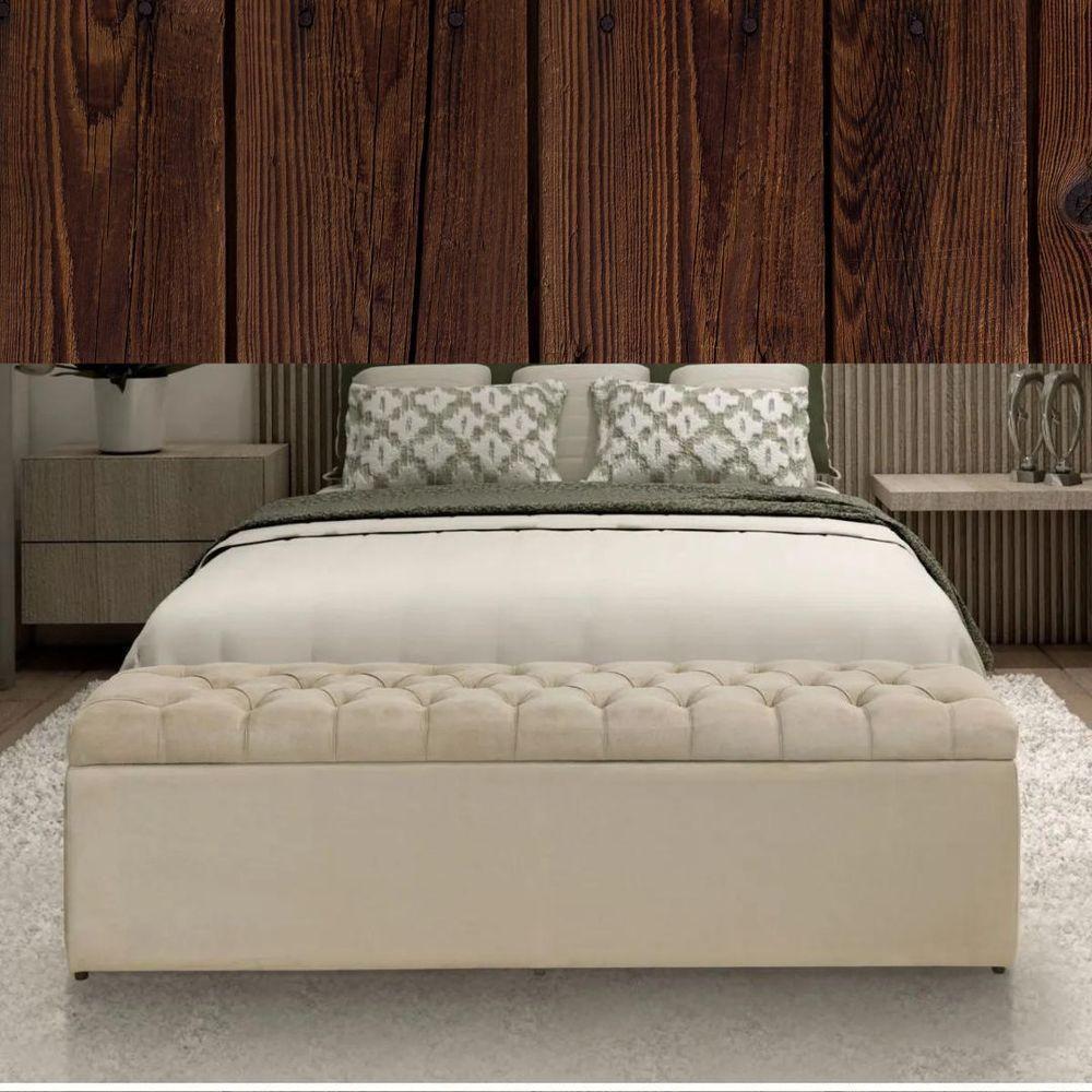 Báu Calçadeira Sapateira Dubai 1,58 Mt-suede Bege - 4