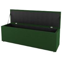 Calçadeira Baú Queen Size Grace 160Cm Suede Verde - 4