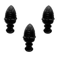 Kit 3 Pinhas Ferro Fundido N09 P/ Grade Portão Sacada Muro - 1