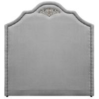 Kit Cabeceira E Calçadeira Casal P02 140cm Cinza - 6