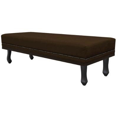 Calçadeira King P02 195cm - Doce Sonho Móveis Marrom