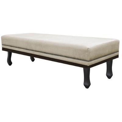 Calçadeira Solteiro P02 90cm - Doce Sonho Móveis Bege