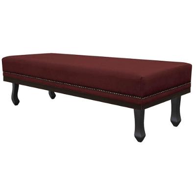 Calçadeira Solteiro P02 90cm - Doce Sonho Móveis Bordô