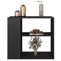 Aparador Buffet Decorativo 1 Prateleira Opala Preto Caemmun - 6