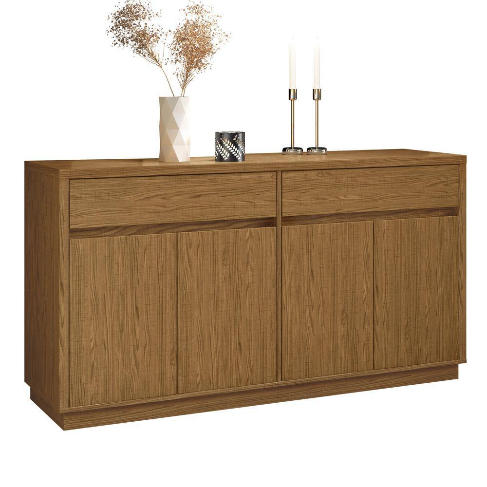 Aparador 1,50m 3 Portas 2 Gavetas Anaypê - 4