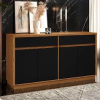 Aparador 1,50m 3 Portas 2 Gavetas Ype Preto - 1