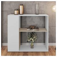 Aparador Buffet Decorativo 1 Prateleira Opala Branco Caemmun - 7