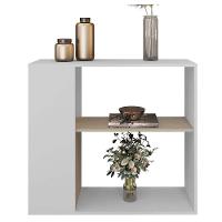 Aparador Buffet Decorativo 1 Prateleira Opala Branco Caemmun - 9