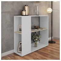 Aparador Buffet Decorativo 1 Prateleira Opala Branco Caemmun - 11