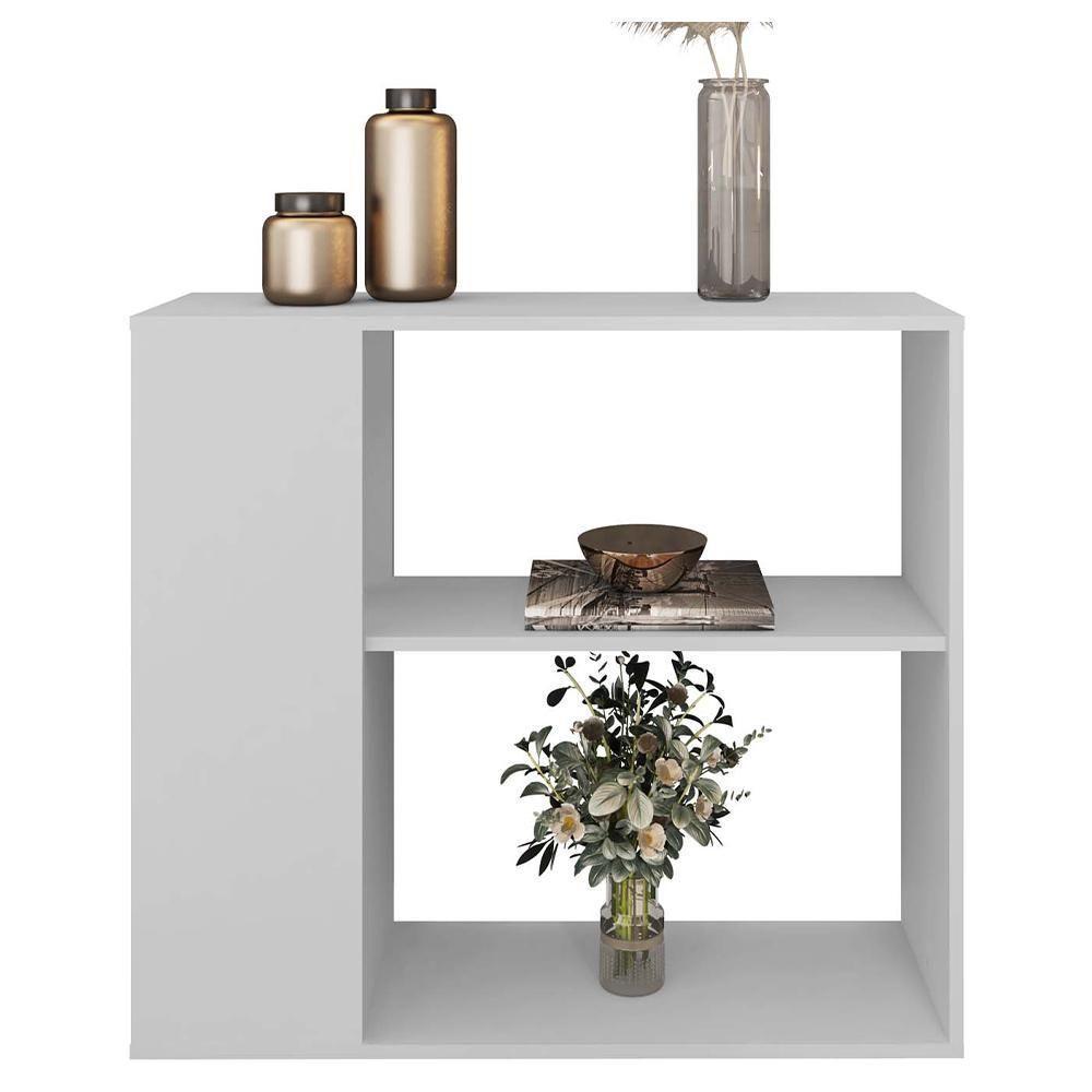 Aparador Buffet Decorativo 1 Prateleira Opala Branco Caemmun - 6