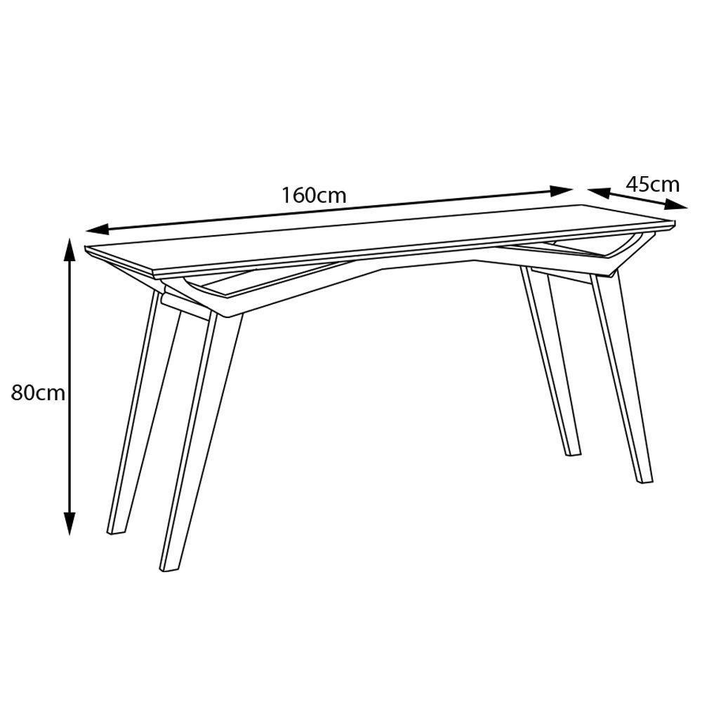 Conjunto Aparador e Mesa de Centro Monet Off White champagne - 2