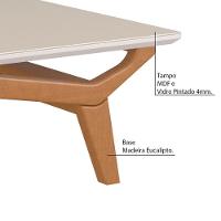 Conjunto Aparador e Mesa de Centro Monet Off White champagne - 3