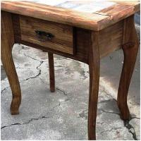 Aparador 1 Gaveta Detalhes Em Azulejo De Madeira Maciça Móveis Rústicos Adelin - 18