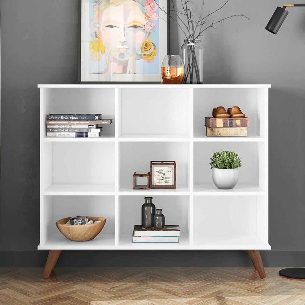 Nicho Organizador Multifuncional Pés Retrô Cube Q01 Branco - 4