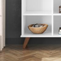 Nicho Organizador Multifuncional Pés Retrô Cube Q01 Branco - 3