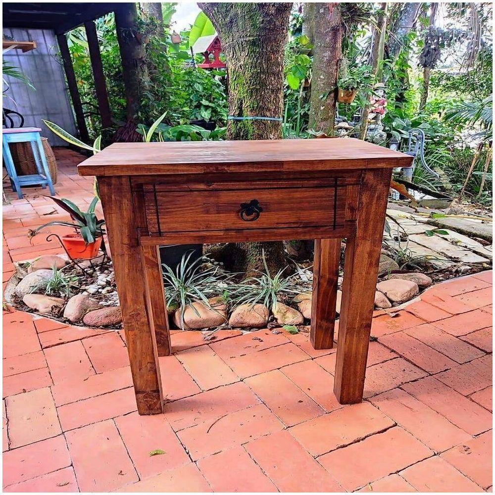 Aparador Com 1 Gaveta 0,60m De Madeira Maciça Móveis Arpus - 1