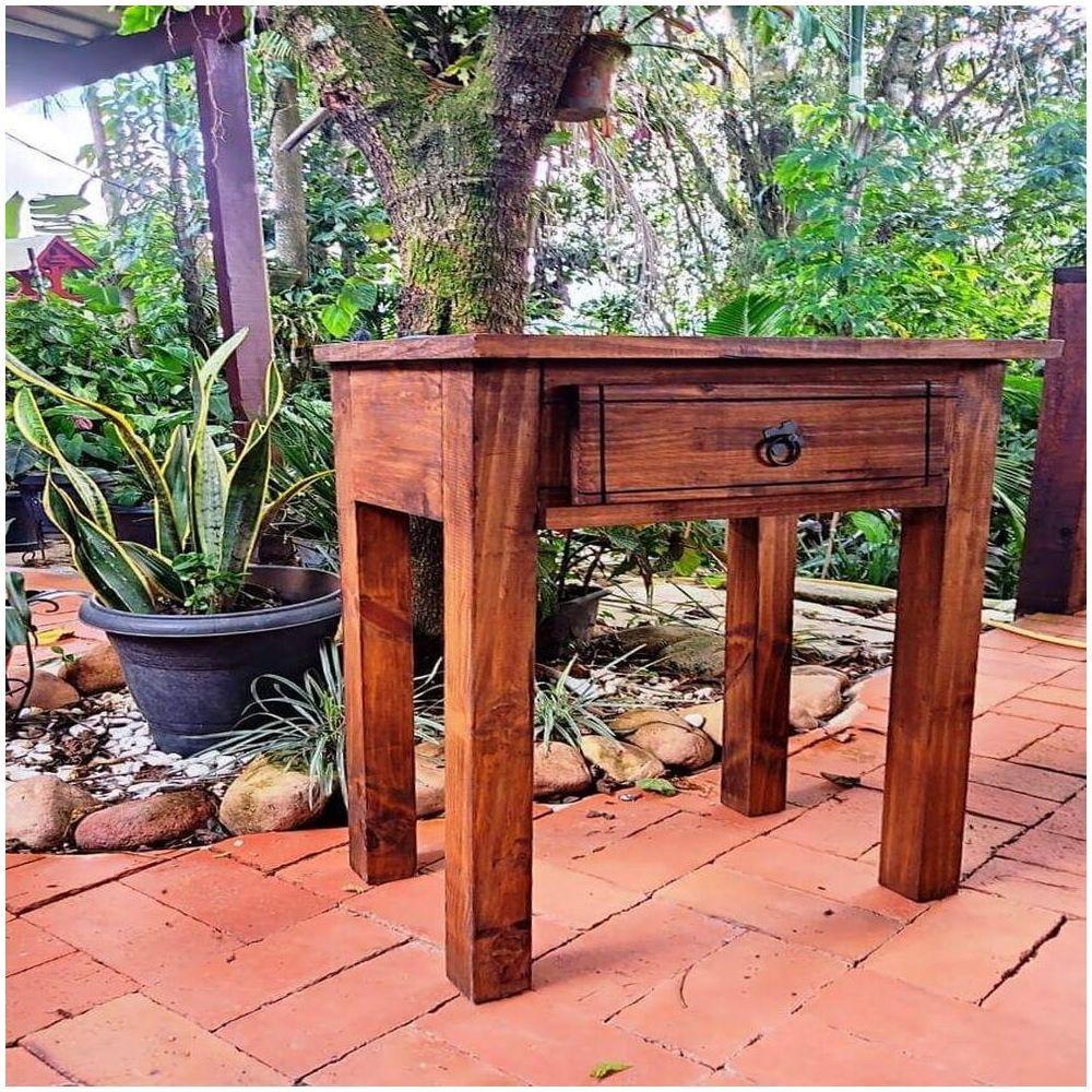 Aparador Com 1 Gaveta 0,60m De Madeira Maciça Móveis Arpus - 2