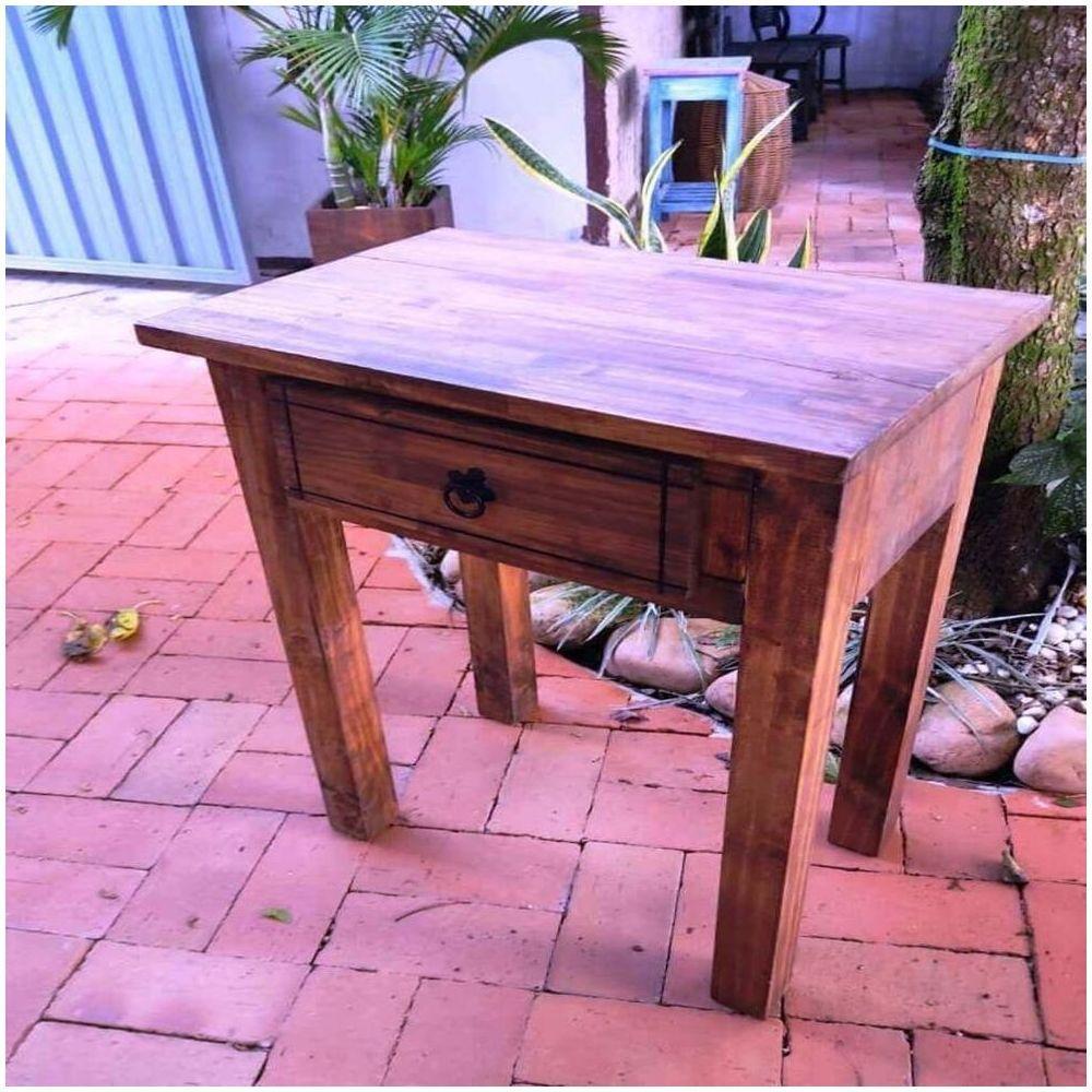 Aparador Com 1 Gaveta 0,60m De Madeira Maciça Móveis Arpus - 3