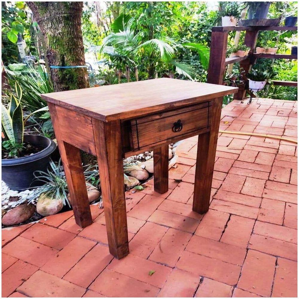 Aparador Com 1 Gaveta 0,60m De Madeira Maciça Móveis Arpus - 4