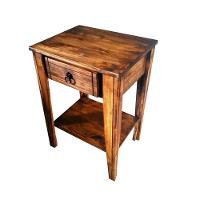 Aparador com 1 Gaveta Prateleira Pé Curvo de Madeira Arpus - 5