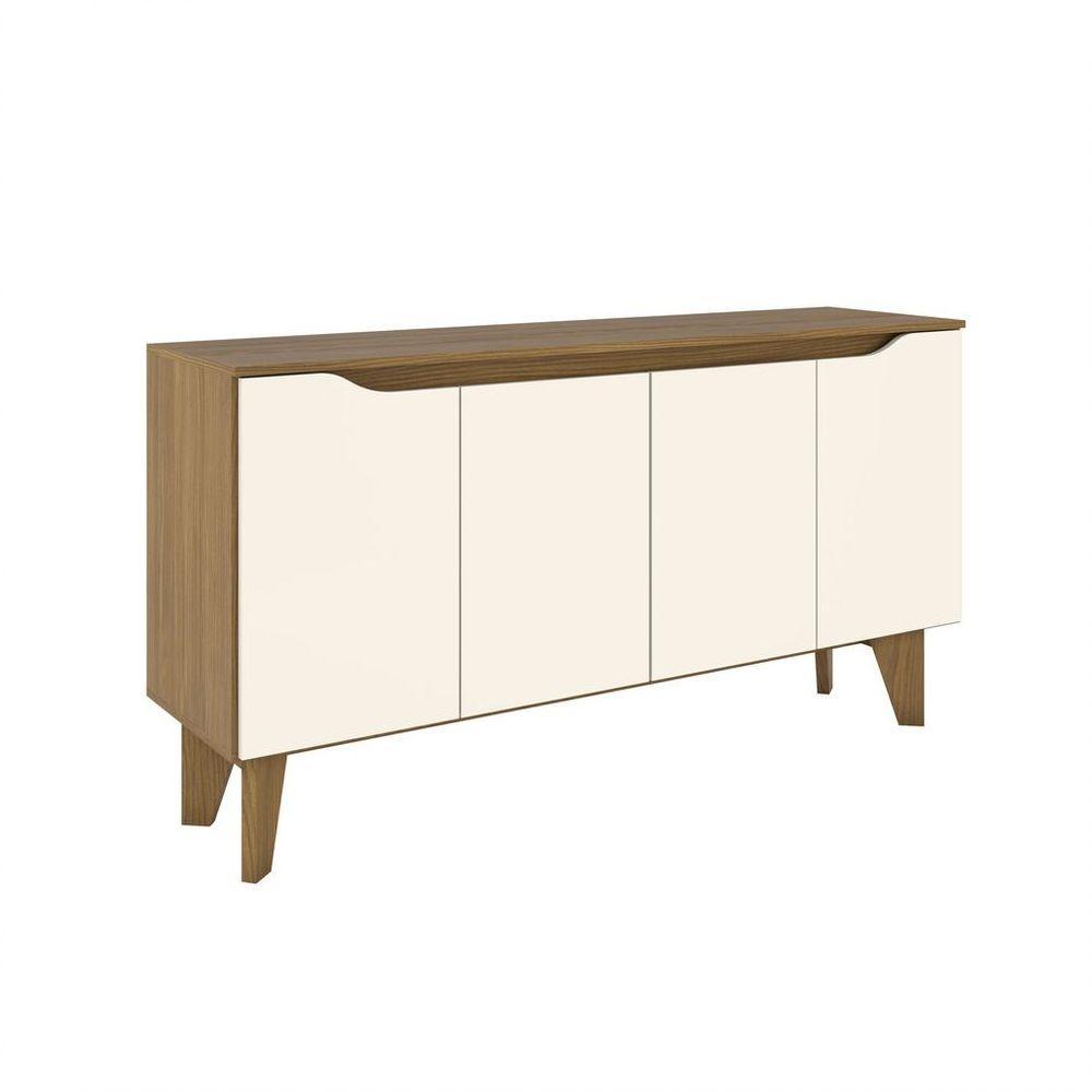 Buffet 04 Portas Quartzo Henn Nature Com Off White - 1