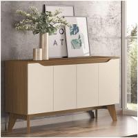 Buffet 04 Portas Quartzo Henn Nature Com Off White