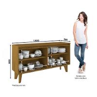 Buffet 04 Portas Quartzo Henn Nature Com Off White - 7