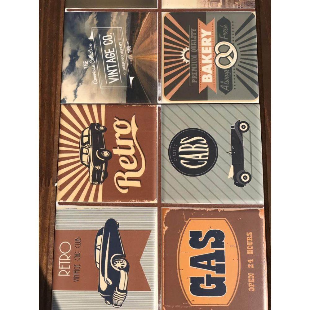 Aparador com Gaveteiro E Detalhes em Azulejo de Madeira Maciça Móveis Rusticos Adelin - 9