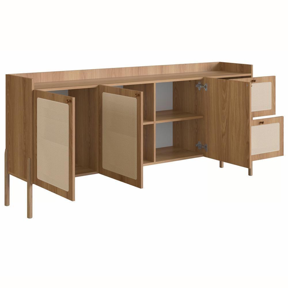 Buffet 3 Portas 2 Gavetas Palhinha 27935 Linha Oslo Hanover - 4