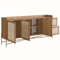 Buffet 3 Portas 2 Gavetas Palhinha Linha Hanover Artesano - 7