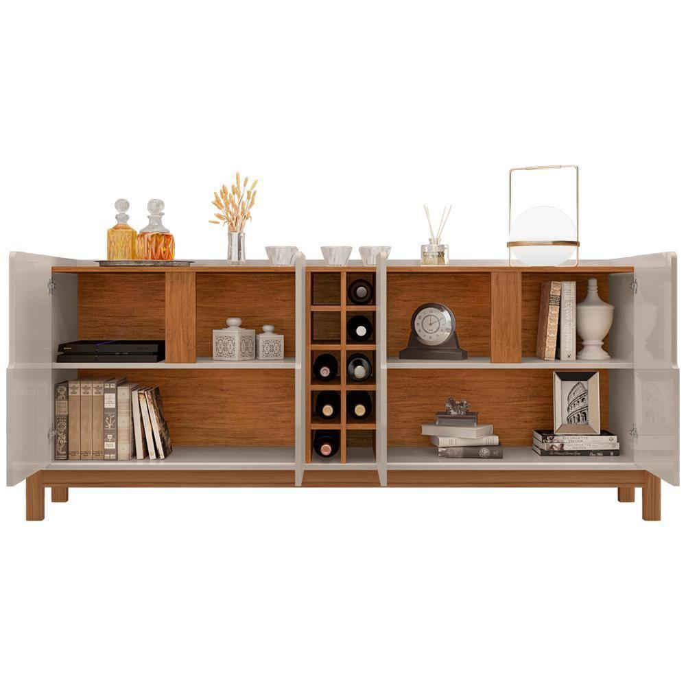Buffet Aparador Com Adega 050520 Off White Cedro - 3