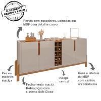 Buffet Aparador Com Adega 050520 Off White Cedro - 8