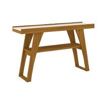 Aparador de Sala Jantar Menphis 1 Prateleira Nature/Off White - Henn - 1