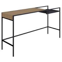 Aparador Dinâmico Industrial York Artesano 140 Cm (Largura) Em Mdp Hanover Com Nicho Aço Preto - 1