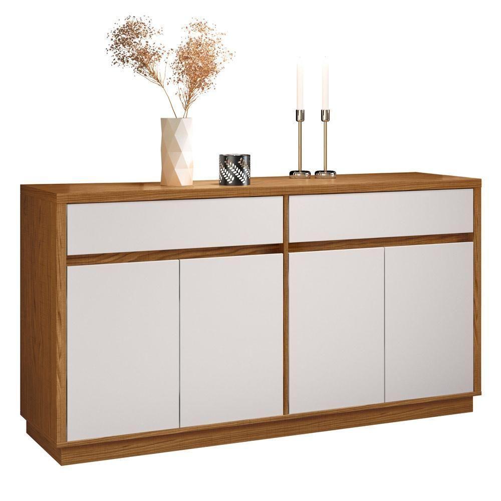 Buffet Para Sala De Jantar Ana N01 Ypê Off White - 1