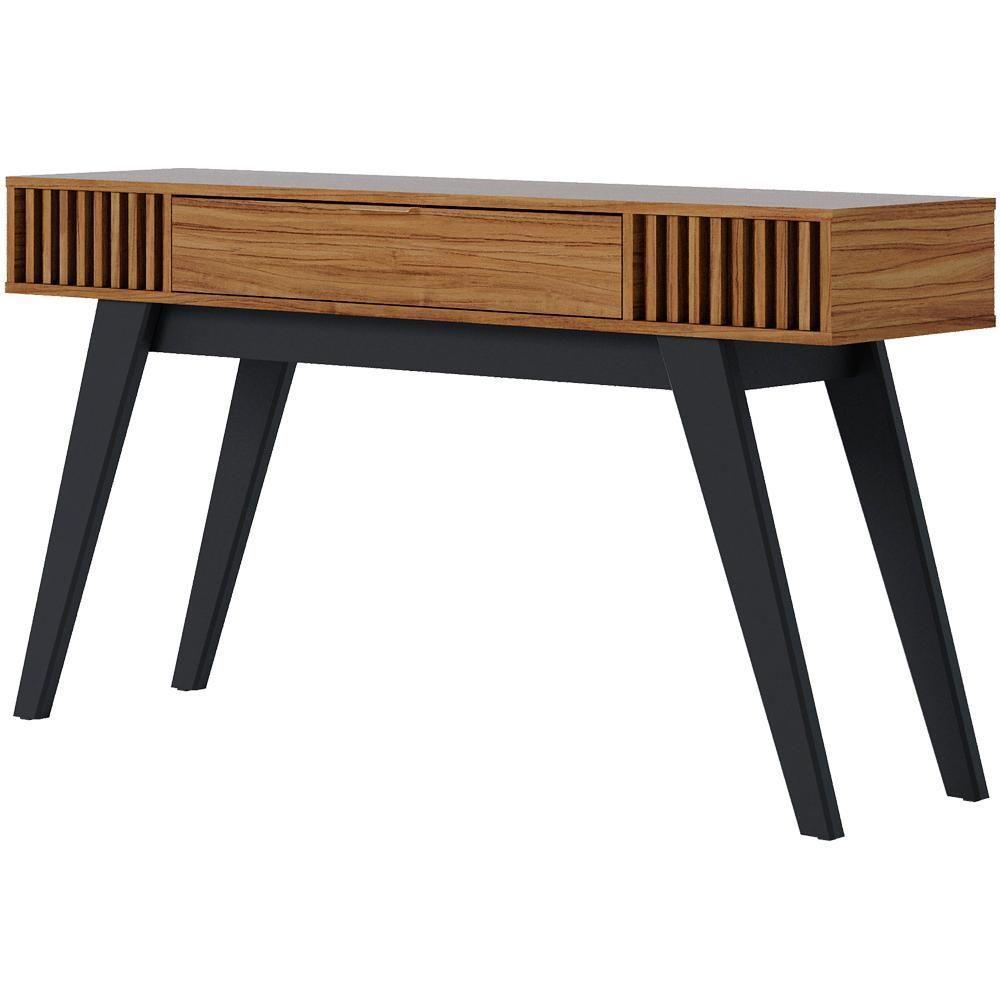 Aparador Para Sala 136 Cm Com Gaveta Riv1525 Noce Milano Clb Noce Milano - 7