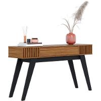 Aparador Para Sala 136 Cm Com Gaveta Riv1525 Noce Milano Clb Noce Milano - 8