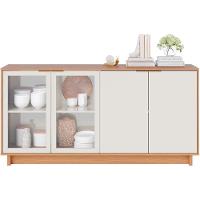 Balcao Buffet Aparador 160 Cm 4 Portas V1524 Freijo Off White Clb Freijo Off White - 9