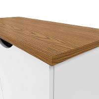 Buffet Prism Para Cozinha 2 Portas Pés Madeira Patrimar