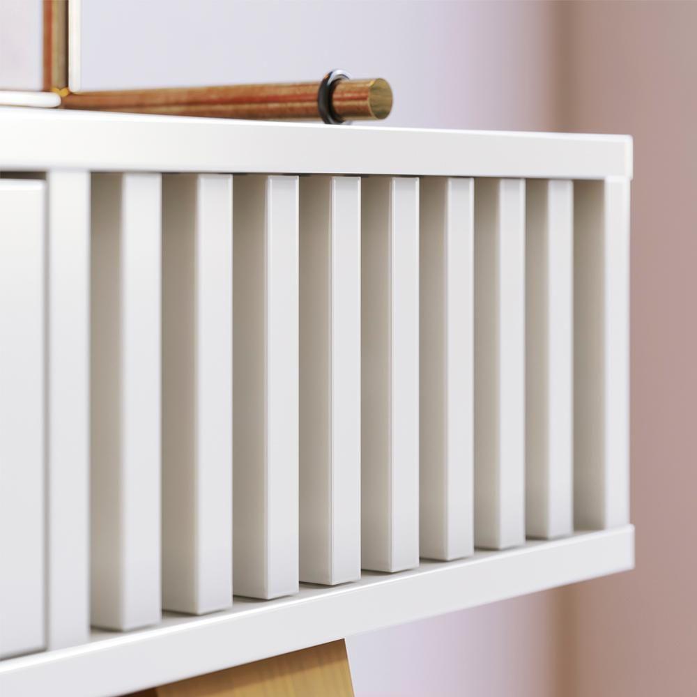 Aparador Para Sala 136 Cm Com Gaveta Riv1525 Off White Clb Off White - 2