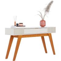 Aparador Para Sala 136 Cm Com Gaveta Riv1525 Off White Clb Off White