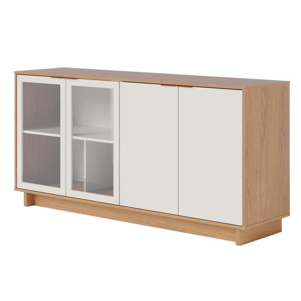 Aparador Buffet 04 Portas Áustria C04 Freijó Off White - 3