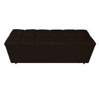 Calçadeira Estofada Manchester 140cm Casal Corano Marrom - 1